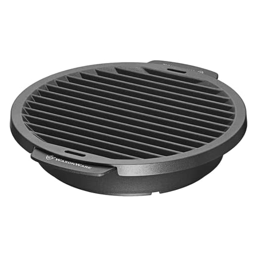 Grill Pan For StoveTop Nonstick - Griddle Pan for Stove Top - Smokeless BBQ Grilling Pan For Electric Stove, Gas Stove Grill - Steak Pan, Fish, Chicken, Vegetables - 12 Inches - Black - WaxonWare