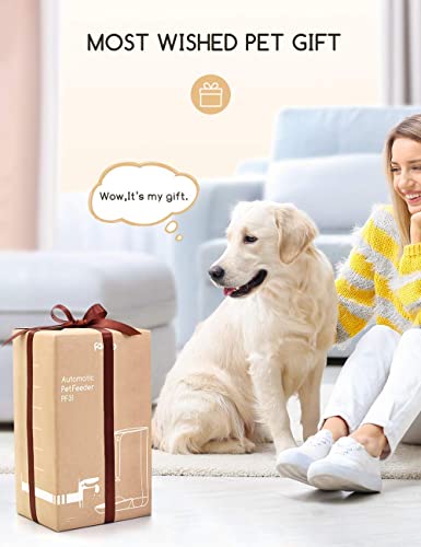 Automatic Cat Feeder, Faroro Dog Food Dispenser For Small Pets With Distribution Alarms, Portion Control, Voice Recorder And Programmable Timer For Up To 4 Meals Per Day #TOP6