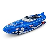 ZURU Robo Alive Robo Boats, Tiger Shark & Robo Shark Boat, 2 Pack, by ZURU Water Activated Boat Toy, (Amazon Exclusive)