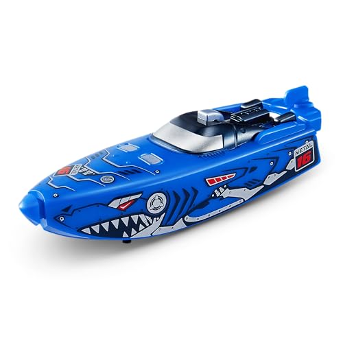 image for Robo Alive Robo Boats, Tiger Shark & Robo Shark Boat, 2 Pack, by ZURU 