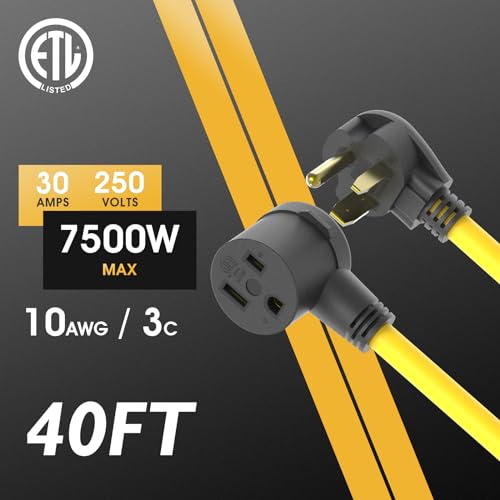 Rallonge pour poste à souder 40FT câble robuste NEMA 6-50P - 4