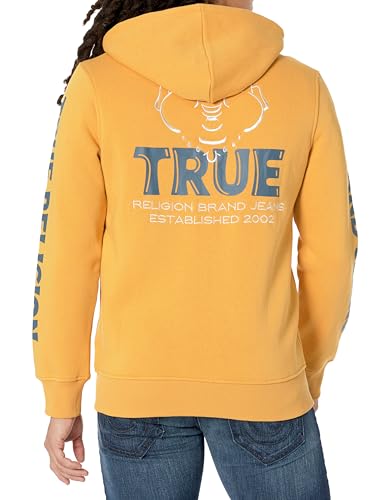 True Religion Men's Antique Zip Up Logo Hoody2
