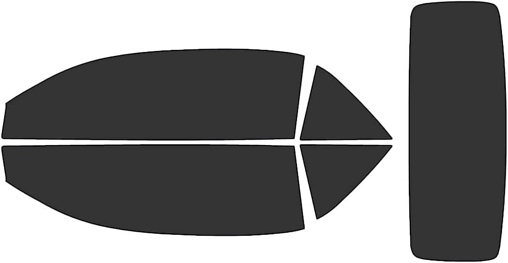 Rvinyl Window Tint Kit Compatible with Chevrolet Camaro 2011-2015 Convertible - Black 20% - Single Ply No Bubble Film - Do it Yourself Vehicle Complete Precut Kit