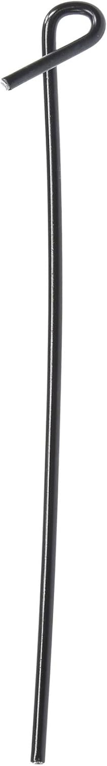 6 1/2" Black Wire Fence Ties | Chain Link Fence Ties | Fits 2" (1 7/8" OD) Fence Post | Bag of 100