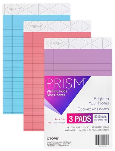 Bloc-notes ligné étroit Tops Prism petit carnet de notes américain