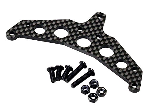 Support amortisseur arrière carbone option Scorpion 2014 châssis RC vintage