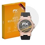 atFoliX Bildschirmfolie kompatibel mit Michael Kors Access Dylan 46 mm Schutzfolie, entspiegelnde & stoßdämpfende FX Folie (3X)
