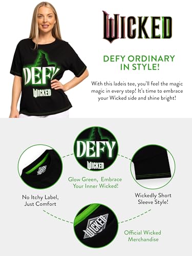 wicked Camiseta feminina | Camisa Glinda e Elphaba | Camiseta feminina | Camisetas femininas | Taman
