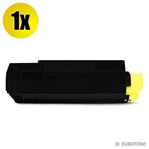 Eurotone Kompatibler Toner YELLOW XXL für OKI DATA C3100 C3200 C3200N C5100 C5100N C5150N C5200 C5200N C5200NE C5300DN C5300N C5300NCCS C5300 Series C5400 C5400DN C5400DTN C5400N C5400TN Cover