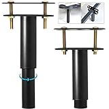 2Pcs Adjustable Height Center Support Leg for Bed Frame, Bed Center Slat Heavy Support Leg, Extra Durable Steel Furniture Foot | Suitable for Bed Frame Sofa Furniture Cabine Foot Legs (7.08'-13.3')
