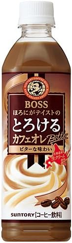 Amazon サントリー Boss ボス とろけるカフェオレ ビター 500mlペットボトル 24本入 2ケース サントリーフーズ コーヒー飲料 通販