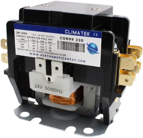 Replacement for Carrier Double (2) Two Pole 30 Amp Replacement Condenser Contactor HN52KC024