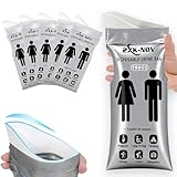 2XK-NOV 12 Stück Einweg-Urinbeutel für Unterwegs, Mobile Notfalltoilette im Auto, 700 ml Gel-Urinbeutel für Camping Toiletten, Reisen, Stau, Erbrochene Beutel, Reisetoilette für Männer, Frauen, Kinder