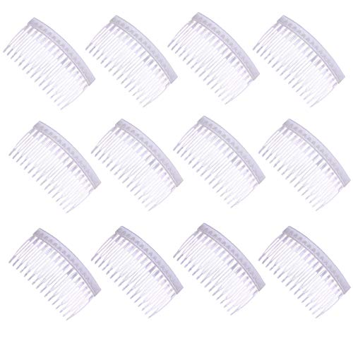 12Pcs 16 Teeth Hair Clip Combs Plastic Hair Side Combs Pin