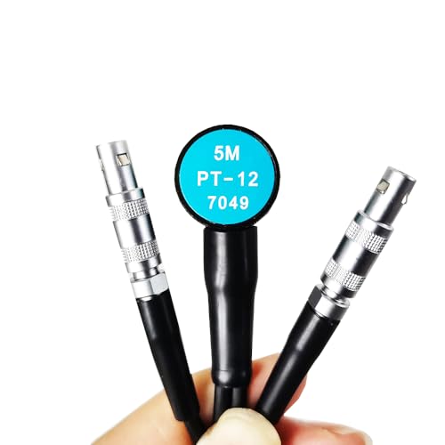 Sonda PT-12 para medidor ultrasónico de espesores con rango de medición de 1,0 a 150 mm, frecuencia de 5 MHz y diámetro del cristal de 10 mm, compatible con los modelos UM-1, UM-2, UM-4 y UM-5 miniatura 5