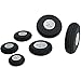 Dave Brown Products Treaded Lite Flite Wheels, 2-1/2