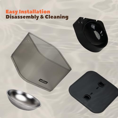 Nobleza - Comedero Automático Inteligente WiFi para Gatos y Perros - 4.2L, Controlado por App, Programable (1-10 Comidas al Día), Dispensador de Comida, Negro - imagen 9