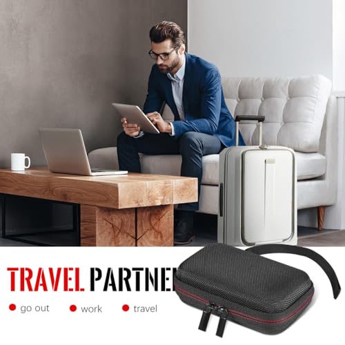 Image of ZORBES Hard Carrying Case for Samsung T5 EVO Portable SSD 2TB 4TB 8TB USB 3.2 Gen 1 External Solid State Drive Hard EVA Shockproof Water-Resistant Protective Storage Travel Bag, Only Case