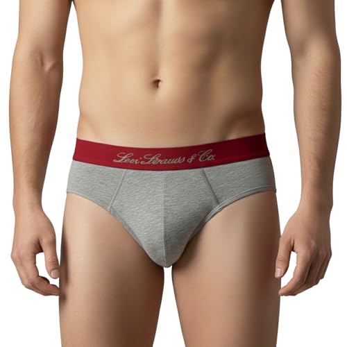 Image of Levi's Cotton Elite Brief | Premium Men's Brief Underwear | 4-Way Stretch | Outer Elastic Waistband | Double-Layered Pouch | Style 073 | Pack of 1