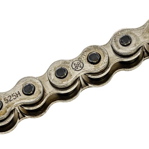 Cadena de transmisión para motocicleta 525 O-ring de 110 eslabones 7