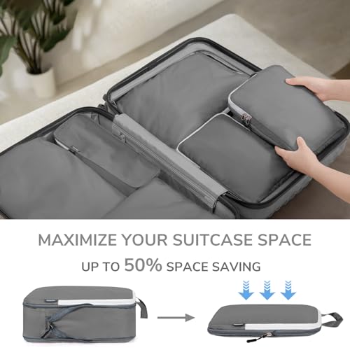 CherryNow 7 Set Compression Packing Cubes