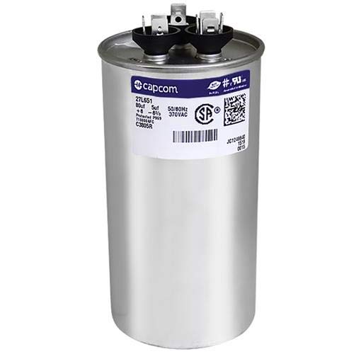 Ge Genteq Round Capacitor 80 5 Uf Mfd 370 Volt 27L323Bz3 27L323 #TOP1