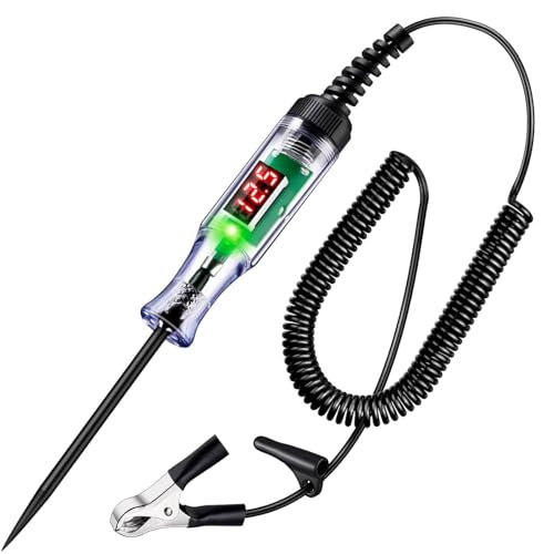Automotive Test Light with Voltmeter, VEHLIVE 3-70V Digital...