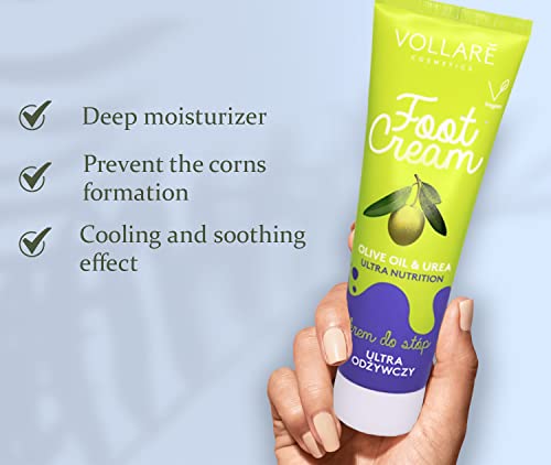 Verona Products Professional Foot Cream For Dry Cracked Feet & Heels With Urea And Olive Oil, Athletes Menthol Foot Cream Cooling Effect, Nourishing Dry Foot Treatment #TOP6