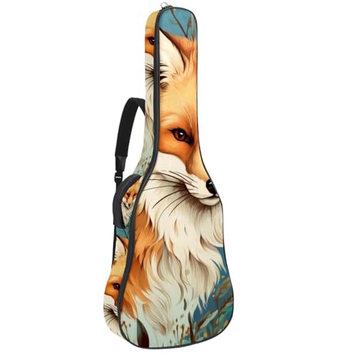 Sac pour guitare acoustique 101,6 cm imperméable à motif imprimé