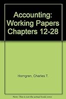 Accounting Working Papers 12-28 0130067849 Book Cover