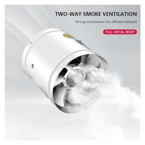 Ventilateur d'échappement de ventilation durable en métal 6" - 4