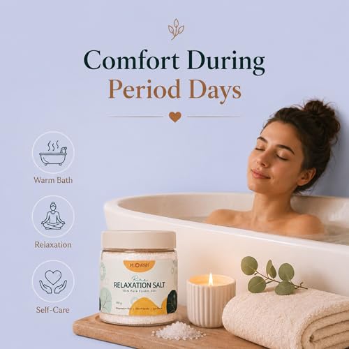 Image of 350gm Pure Epsom Bath Salt - Pack of 2 | 100% Premium Crystals For Relaxation, Muscle Comfort & Foot Care | Unscented Quick Dissolving Spa Soak Salt For Pedicure, Tired Legs & Body Wash