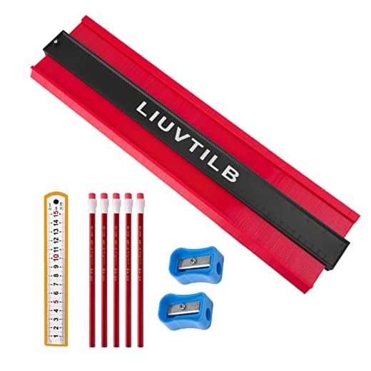 Contour Gauge 20 inch, Which Can Copy various irregular Shapes Quickly and Accurately,The Widened version is More Suitable for various Carpenters, Bricklayers, Etc.