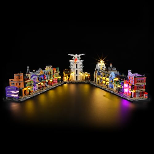 LIGHTAILING Jeu de Lumières pour Lego-76444 Les boutiques-Magiques-du Chemin de Traverse - Modèle en Blocs De Construction - Ne Figurant Pas sur Le Modèle