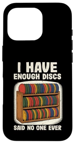 I Have Enough Discs �v���[���[ �j���p �ʔ��� �f�B�X�N �S���t �X�}�z�P�[�X iPhone 16 Pro �p