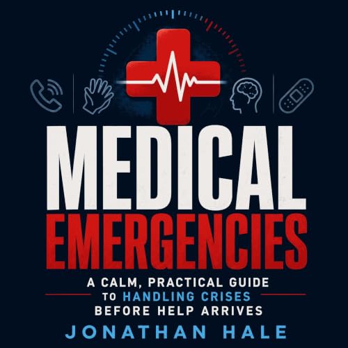 Diseño de la portada del título Medical Emergencies: A Calm, Practical Guide to Handling Crises Before Help Arrives