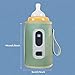 Portable Bottle Warmer Insulation Cover, Baby Milk Heat Keeper With Temperature Adjustment, USB Warmer for Car Travel