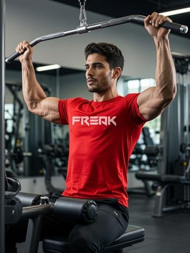 Image of 3Colours RGB Men's Gym Wear T-Shirt - Moisture-Wicking, Quick-Dry, Athletic Fit Workout Tee -Freak