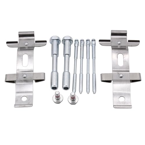 1 SET SHLPDFM Front Brake Pad Pin Fitting Kit LX0640, MBA1894, 109-1894, KIT1252, PFK715 Fits for Range Rover 09- Brembo 6 Pot