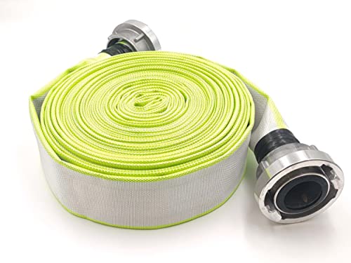 2' | C-52-20 Meter Industrieschlauch | Feuerwehrschlauch | Bauschlauch | Flachschlauch | Schlauch mit Storz-Kupplung eingebunden