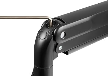 Monoprice Heavy-Duty Single-Monitor Full-Motion Adjustable Gas-Spring Desk Mount for 32-49in Screen Computer Monitor Stand - Workstream Collection