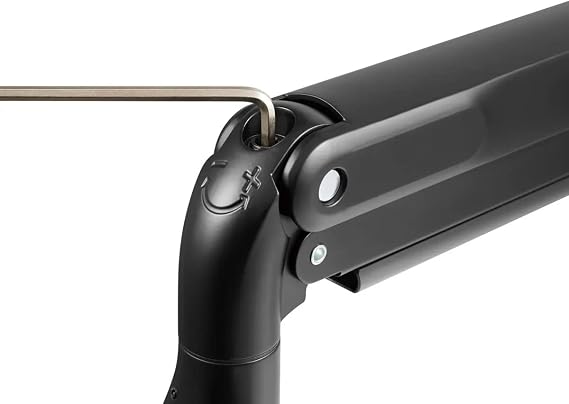 Monoprice Heavy-Duty Single-Monitor Full-Motion Adjustable Gas-Spring Desk Mount for 32-49in Screen Computer Monitor Stand - Workstream Collection