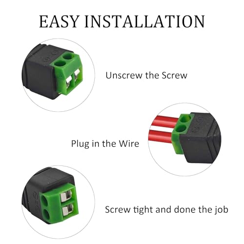 Adaptador RCA macho a cable altavoz pson de 8 piezas verde para proyectos diy 4