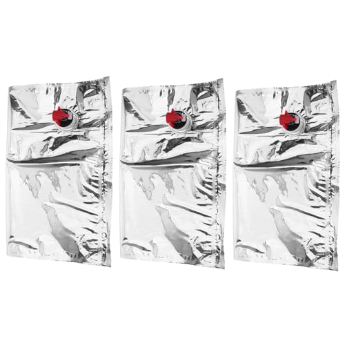 PRETYZOOM 3Pcs Reusable Wine Bladders for Travel and Camping Portable Drink Pouch with Spout for Easy Dispensing for Outdoor Activities and Picnics Capacity