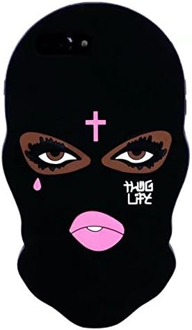 iphone 6 6s Cartoon Silicone Case,3D New Big Eyes Masked Teared Girl Jesus Christian Cross Coque Design Phone Bag Soft Rubber Cover for Apple iphone 6 6s