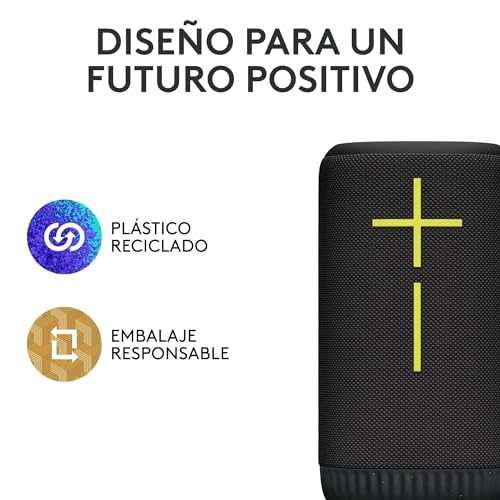 Ultimate Ears EVERBOOM, Altavoz Bluetooth portátil inalámbrico, Graves potentes, Sonido inmersivo de 360 Grados, Impermeable IP67, Flota, 20 Horas de batería, Radio de acción 55m - Negro - imagen 7