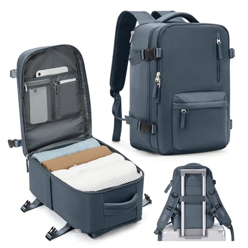 SZLX Borse da Cabina per easyjet 45x36x20 zaino da viaggio donna Ryanair 40x20x25 Bagaglio a Mano con porta usb per aereo per laptop Casual Daypack