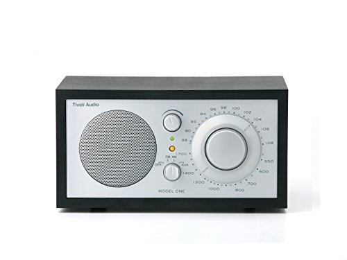 Tivoli Audio Model One M1SLB AM FM Table Radio, Black Ash Silver