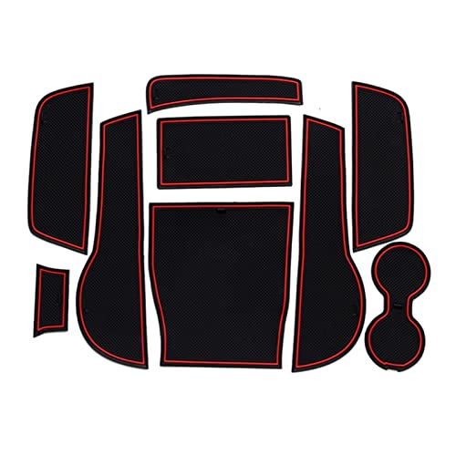 Tapis de voiture antidérapant pour porte-gobelet et rainures A3 8V