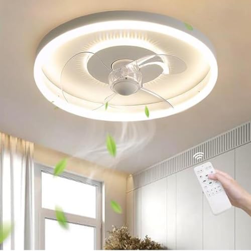Ventilador de techo moderno LED nórdico de 32W 3